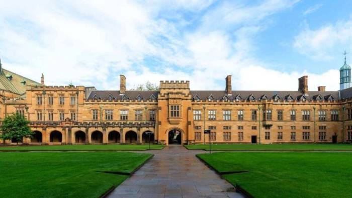 Một góc khuôn viên Đại học Sydney, Australia. Ảnh: Fanpage trường