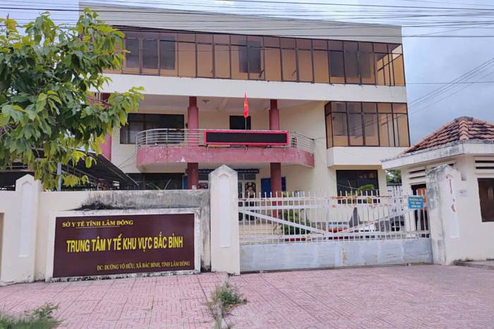 Trung tâm Y tế khu vực Bắc Bình, chiều 22/9. Ảnh: Phan Lý