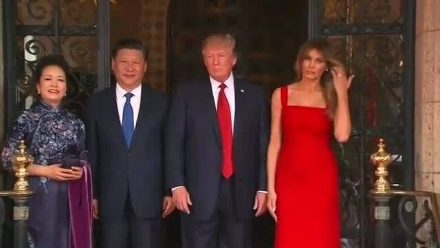 Tổng thống Trump đón ông Tập tại khu nghỉ dưỡng ở Florida năm 2017
