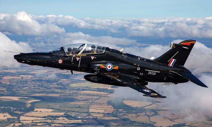 Máy bay huấn luyện Hawk T2 của Anh trong ảnh công bố tháng 9/2025. Ảnh: Ascent Flight Training