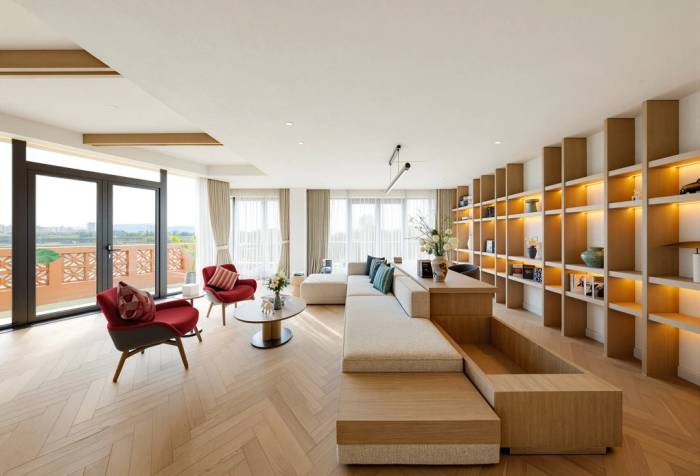 Không gian căn mẫu The Elite có thiết kế hiện đại và thoáng đãng. Ảnh: Sun Property