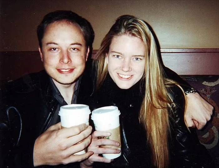 Elon Musk và Justine Musk khi mới hẹn hò. Ảnh: Marie Claire