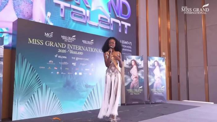 Tiết mục hát của Miss Grand USA tại Hoa hậu Hòa bình thế giới 2026