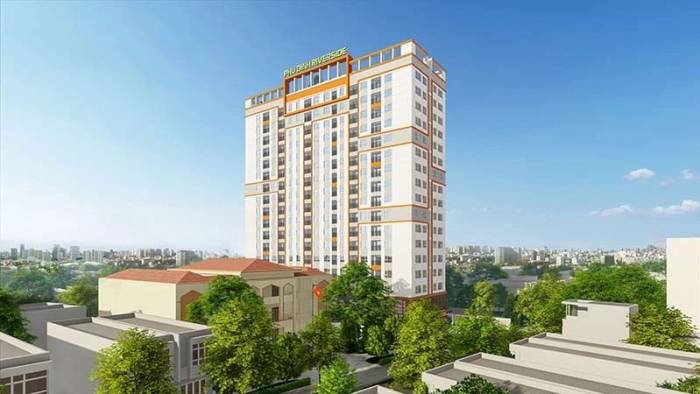 Phối cảnh Khu nhà ở thương mại Phú Định Riverside. Ảnh: SGR