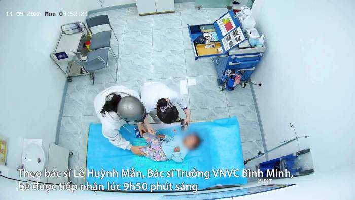 Bé gái 18 tháng tím tái co giật sau hai ngày ho sốt