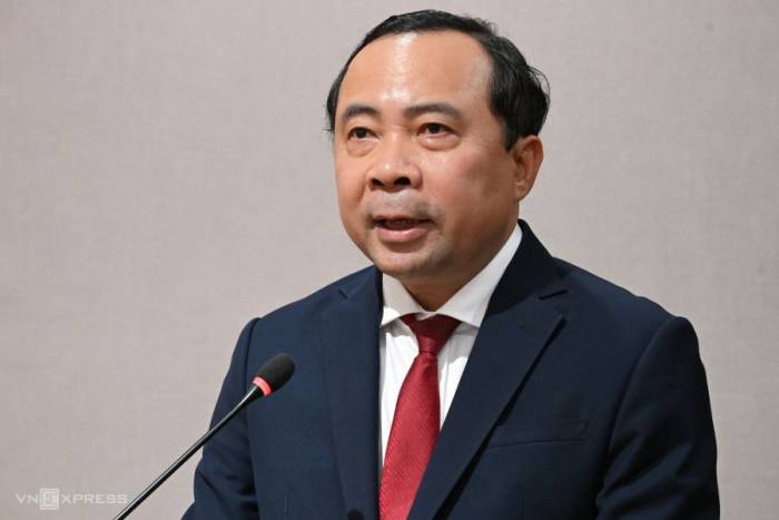 Bộ trưởng Khoa học và Công nghệ Vũ Hải Quân. Ảnh: Trọng Đạt
