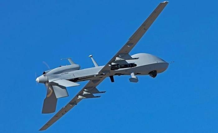 UAV MQ-1C bay trên trung tâm thử nghiệm Dugway, bang Utah, Mỹ tháng 10/2020. Ảnh: US Army