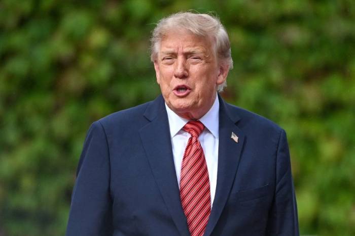 Tổng thống Mỹ Donald Trump tại Dublin, Ireland ngày 12/9. Ảnh: AFP