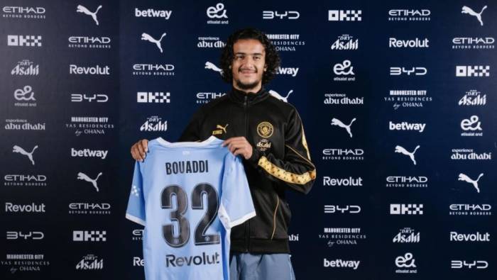 Ayyoub Bouaddi ra mắt Man City ngày 26/8. Ảnh: Man City