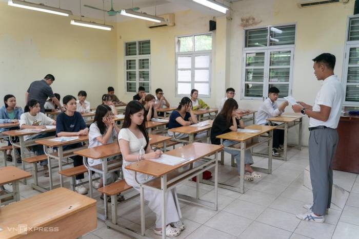 Học sinh Hà Nội thi tốt nghiệp THPT 2026. Ảnh: Hoàng Giang