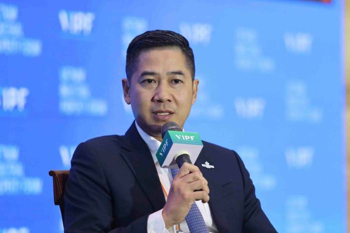 Ông Nguyễn Tuấn Anh, Tổng giám đốc Khu công nghiệp Stavian tại diễn đàn. Ảnh: Tài chính - Đầu tư