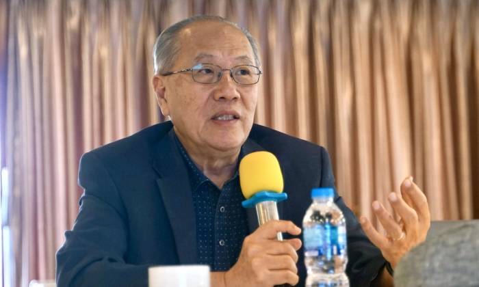 Chuyên gia kinh tế - tài chính quốc tế Trần Quốc Hùng tại sự kiện chiều 24/9. Ảnh: LBC