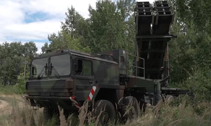 Bệ phóng của tổ hợp phòng không Patriot Ukraine trong video do đài CNN đăng ngày 19/8. Ảnh chụp màn hình