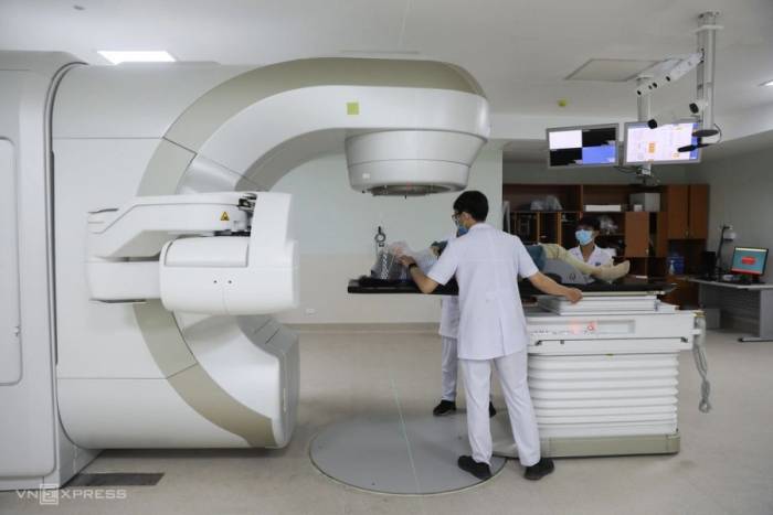 Bệnh nhân điều trị ung thư tại Bệnh viện Ung bướu TP HCM. Ảnh: Quỳnh Trần