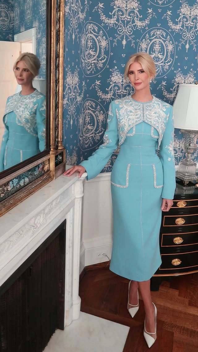 Ivanka Trump dự quốc yến. Ảnh: Instagram/Ivanka Trump