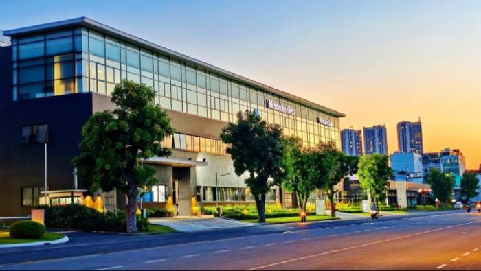 Showroom Mercedes-Benz Vietnam Star Phú Mỹ Hưng đạt tiêu chuẩn bán lẻ mới nhất MAR20X toàn cầu. Ảnh: Vietnam Star