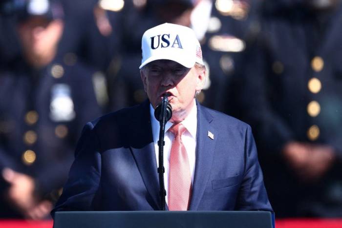 Tổng thống Mỹ Donald Trump phát biểu tại một sự kiện ở thủ đô Washington ngày 8/9. Ảnh: AFP