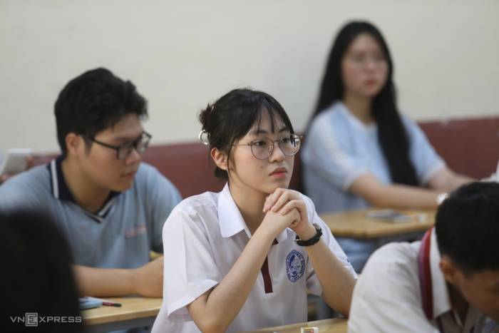 Học sinh thi tốt nghiệp tại TP HCM, tháng 6/2026. Ảnh: Quỳnh Trần