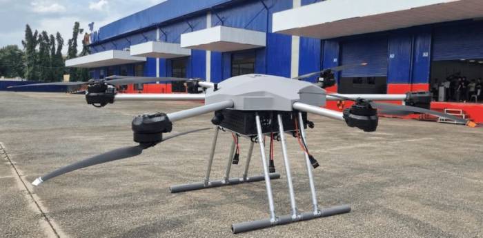 CT Pegas 230 mẫu UAV hạng nặng có tải trọng 100 kg do CT UAV phát triển. Ảnh: Hoàng Phương