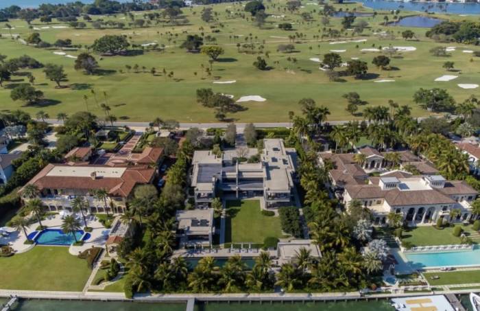 Đảo Indian Creek ở Miami, bang Florida, Mỹ. Ảnh: Ny Post