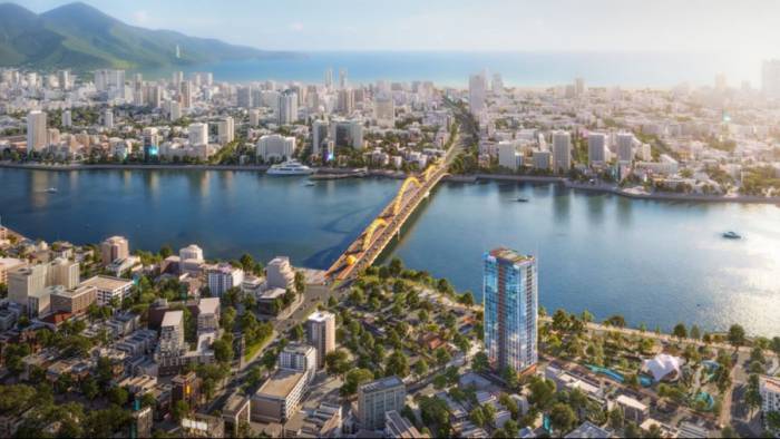 Phối cảnh vị trí dự án M Riverside Danang. Ảnh: M Riverside