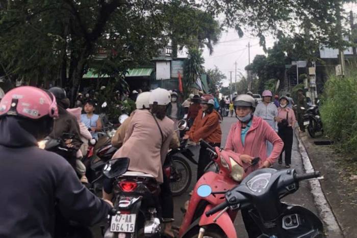 Khu vực nơi xảy ra án mạng. Ảnh: Ngọc Oanh