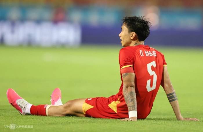 Đoàn Văn Hậu trong trận Việt Nam thắng Malaysia 2-0 ở lượt về bán kết ASEAN Cup 2026, tối 19/8 tại sân Mỹ Đình, Hà Nội. Ảnh: Đức Đồng