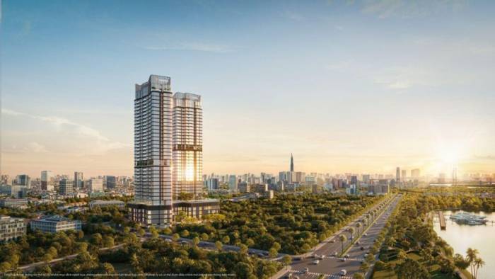 Vlasta Premier - Phú Thuận nằm trên trục Đào Trí. Ảnh: Văn Phú