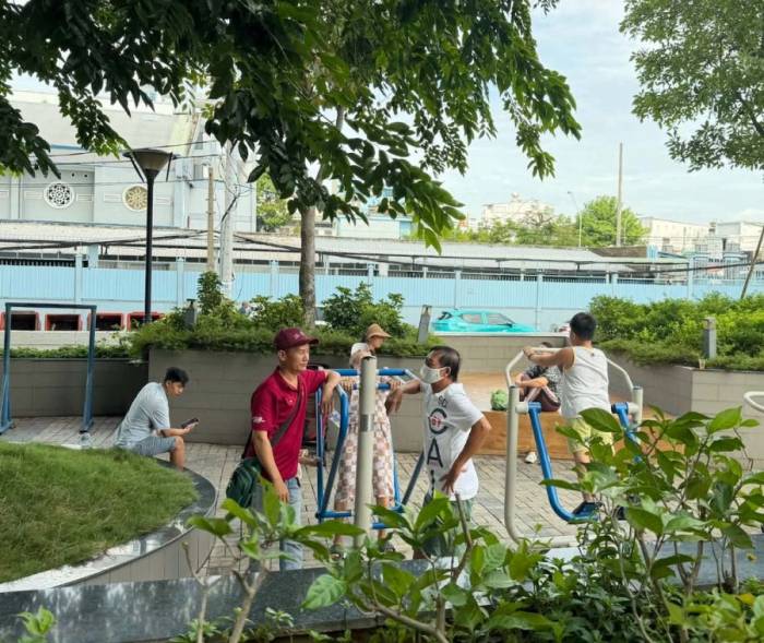 Khu vực chung cư của anh Quang Thái, ở phường Bình Đông, TP HCM. Ảnh Nhân vật cung cấp