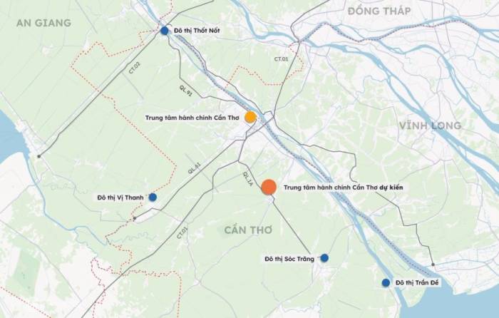 Đề xuất xây trung tâm hành chính Cần Thơ mới tại Ngã Bảy - 1