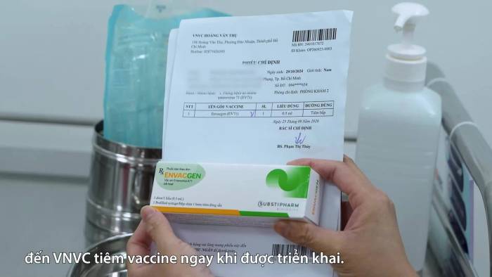 Video add bài vaccine tay chân miệng