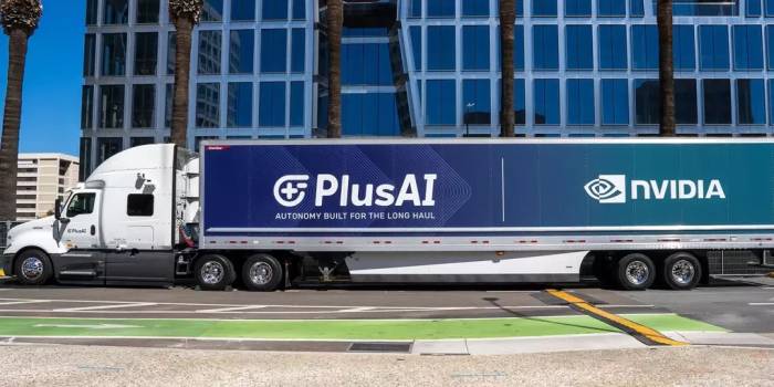 Xe đầu kéo của PlusAI. Ảnh: PlusAI