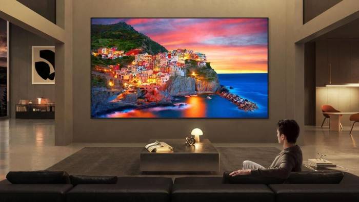 Dải TV LG RGB evo 2026 đáp ứng xem phim, thể thao và chơi game tại nhà. Ảnh: LG