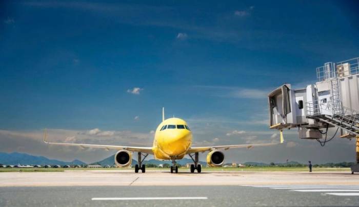 Tàu bay Airbus A320 của Vietravel Airlines. Ảnh: T&T Group