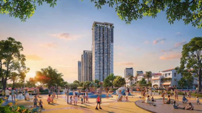 Một góc phối cảnh Beachtro Tower tại Blanca City. Ảnh: Sun Property