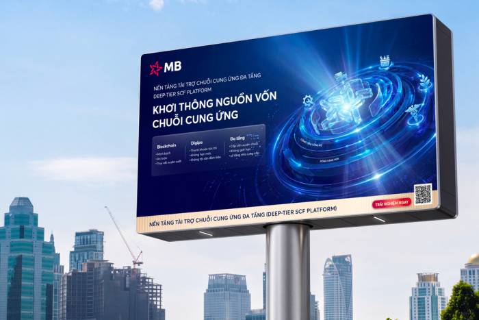 Giải pháp khơi thông nguồn vốn chuỗi cung ứng của MB. Ảnh: MB