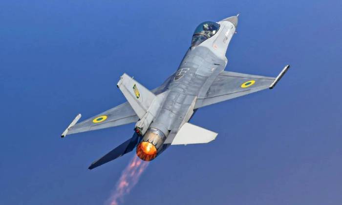 Tiêm kích F-16 Ukraine trong ảnh công bố ngày 18/8. Ảnh: Không quân Ukraine