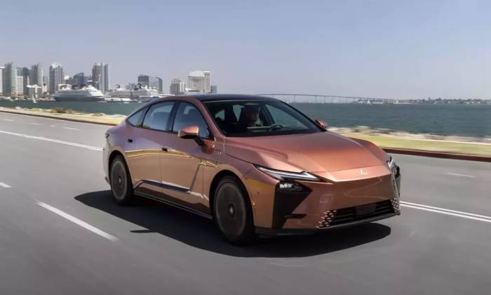 Phiên bản thuần điện ES 500e tại Mỹ. Ảnh: Lexus