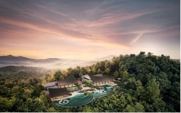 Phối cảnh khu nghỉ dưỡng cao cấp Vĩnh Hy. Ảnh: BIM Land