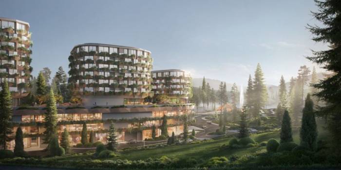 HAUS Residences nằm trong HAUS Da Lat được thiết kế bởi KKAA. Ảnh: HAUS