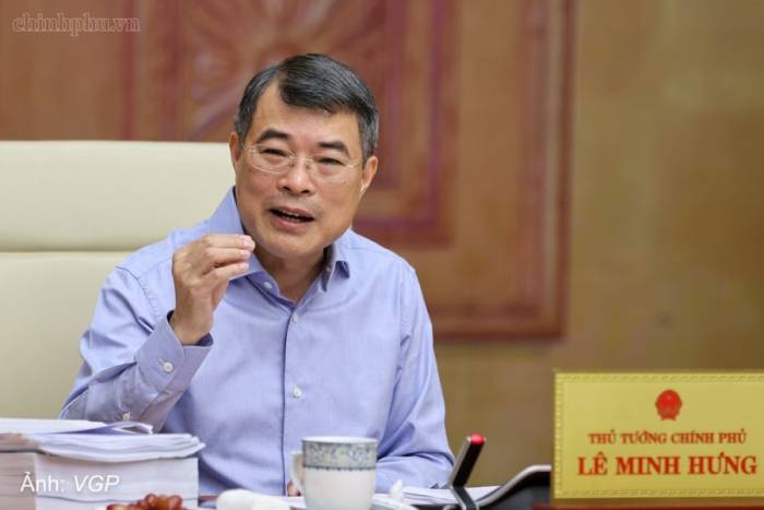 Thủ tướng Lê Minh Hưng phát biểu tại cuộc họp, ngày 9/9. Ảnh: VGP
