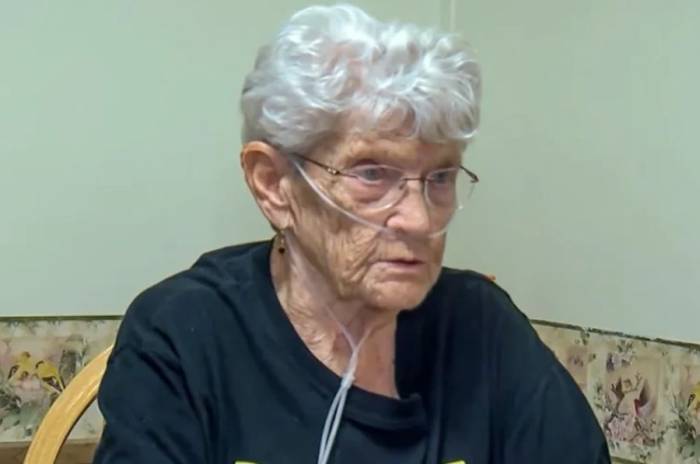 Bà Priscilla Slack, 84 tuổi, ở Florida, Mỹ. Ảnh: WFLA News Channel 8