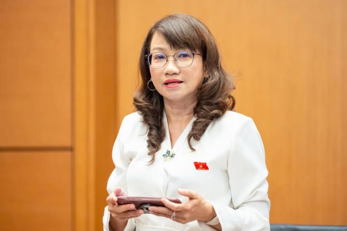 Đại biểu Nguyễn Thị Thanh Mai, Giám đốc Đại học Quốc gia TP HCM. Ảnh: Cổng TTĐT Quốc hội