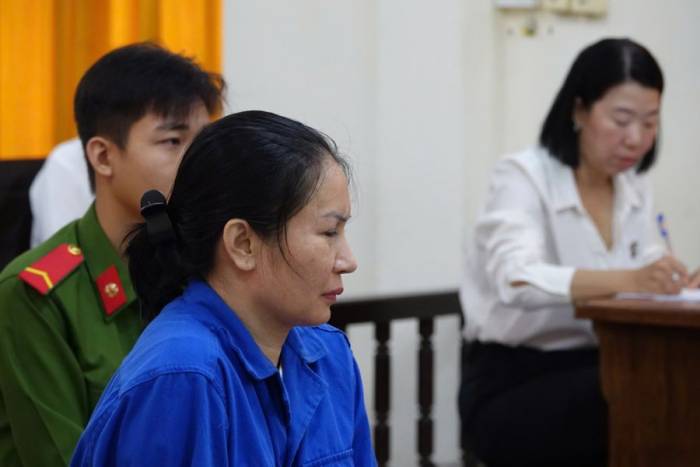 Nguyễn Thị Hằng tại phiên xét xử ngày 11/9. Ảnh: Dương Đông