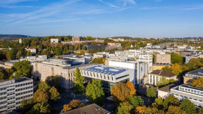 Đại học RWTH Aachen nhìn từ trên cao. Ảnh: Website trường