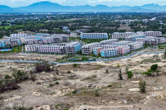 Một góc Khu đô thị Thương mại dịch vụ Bắc Hội An. Ảnh: Nguyễn Đông