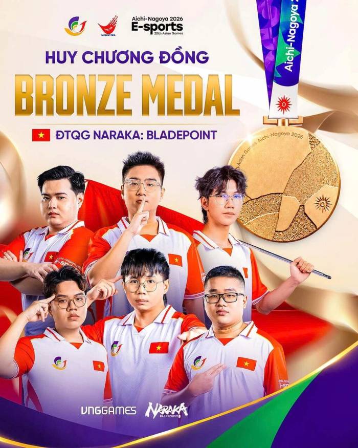 NARAKA: Bladepoint Việt Nam giành huy chương ASIAD đầu tiên cho Esports Việt Nam
