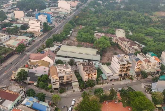 Hiện trạng khu đất Bệnh viện Bình Chánh cũ. Ảnh: Quỳnh Trần