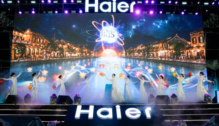 Sự kiện ra mắt Haier Iris tại Hội An đánh dấu bước đi đầu tiên của thương hiệu trong mục tiêu tiếp cận người dùng Việt. Ảnh: Haier