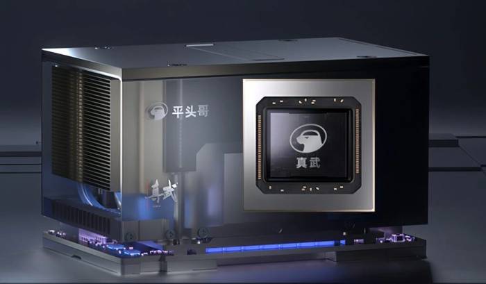 Một mẫu chip Zhenwu do bộ phận T-Head của Alibaba phát triển. Ảnh: T-Head